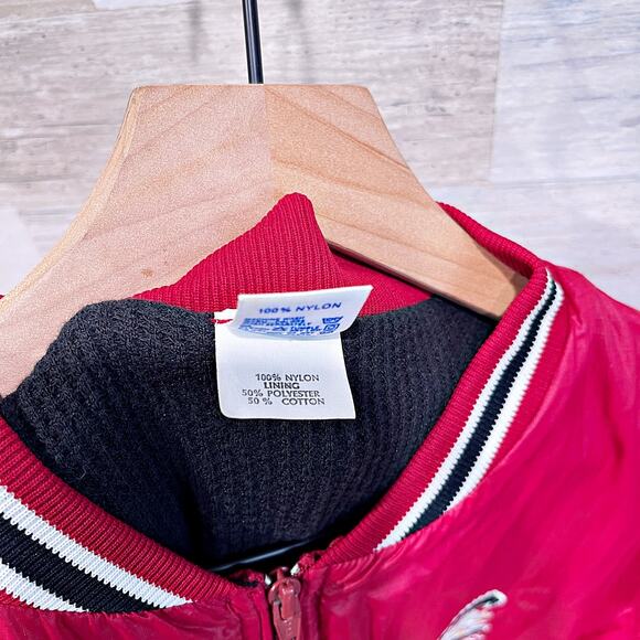 South Carolina Gamecocks VTG Varsity Bomber Jacket Red Russell USA Mens XL - Picture 8 of 8